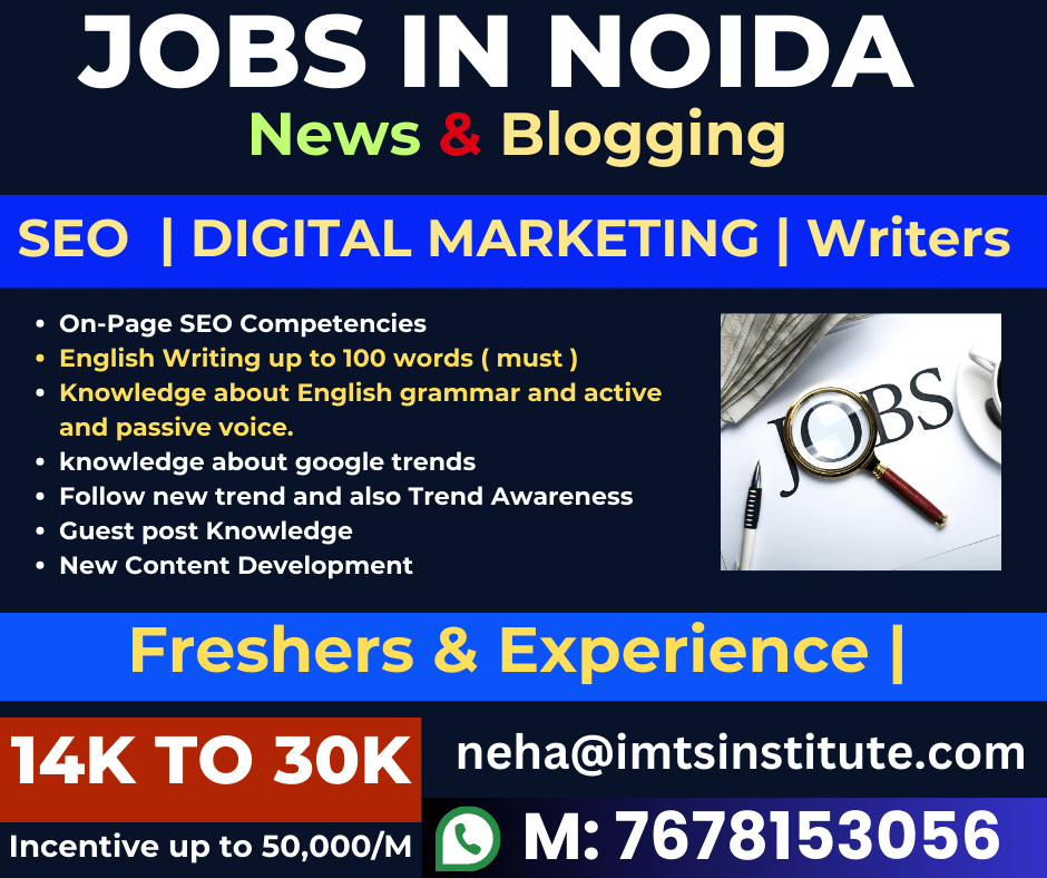SEO Job In Noida