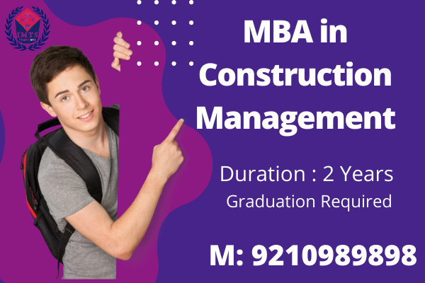 MBA in Construction Management Distance Education Admission